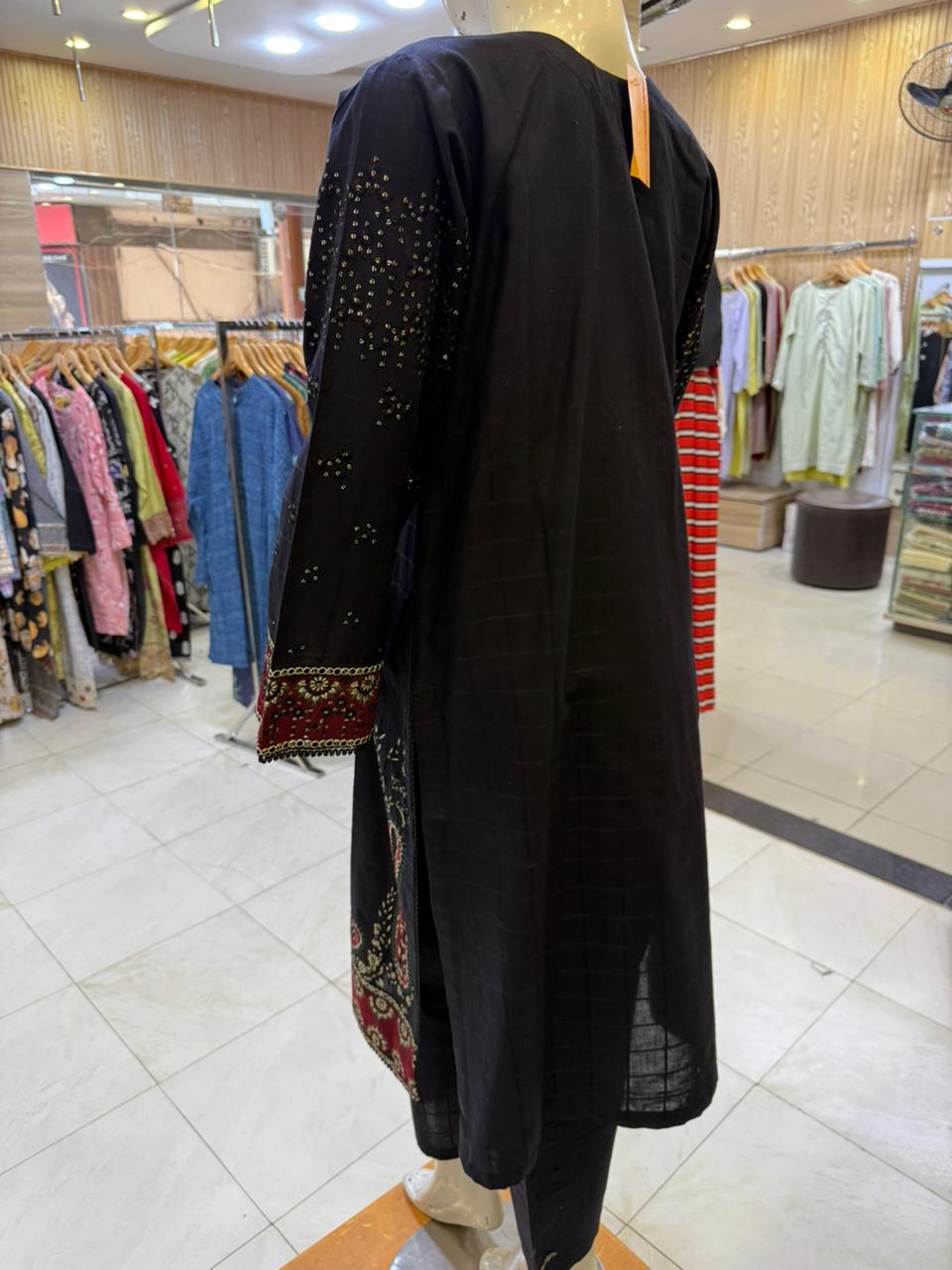 Premium Summer Lawn Suit for Women – 3 Piece Stitched Embroidered Lawn Dress