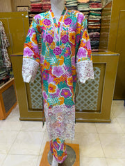 Premium Summer Lawn Suit for Women – 3 Piece Stitched Embroidered Lawn Dress