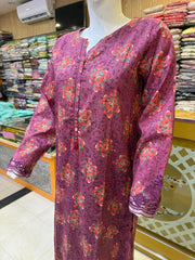 Premium Summer Lawn Suit for Women – 3 Piece Stitched Embroidered Lawn Dress