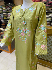 Premium Summer Lawn Suit for Women – 3 Piece Stitched Embroidered Lawn Dress