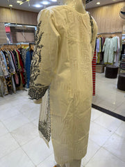 Premium Summer Lawn Suit for Women – 3 Piece Stitched Embroidered Lawn Dress